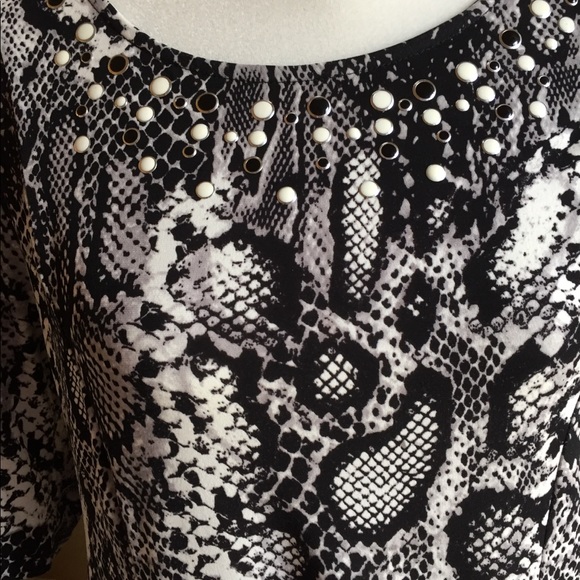 DONATED Style & Co animal print top.  Size medium. - Picture 2 of 6